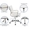 Flash Furniture White LeatherSoft Office Chair BT-20595M-2-WH-GG - alternate 4